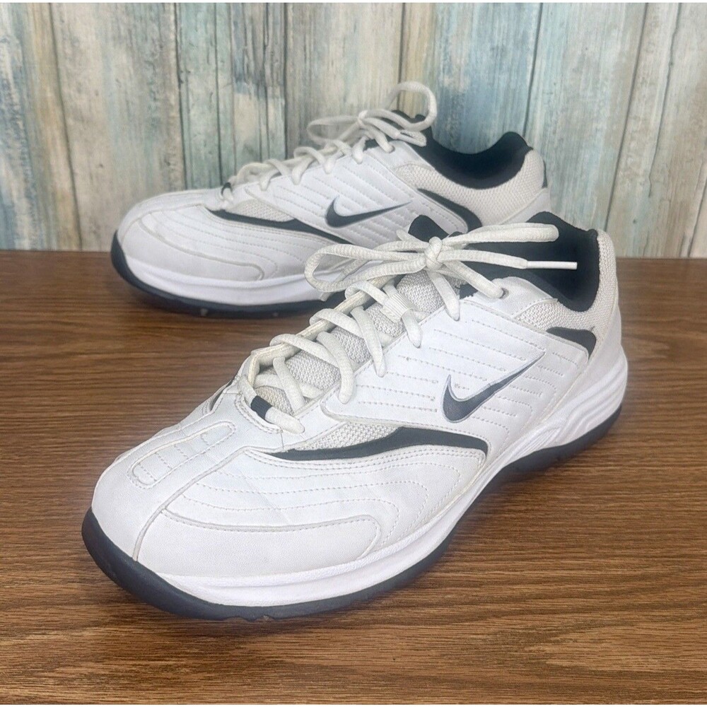 Vintage 2006 Nike Court Mens Size 8.5 White Tennis Shoes Sneakers 312398-101